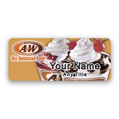 A&W Sundaes Badge