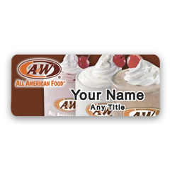 A&W Shakes Badge