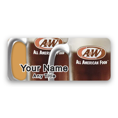 A&W Root Beer Badge