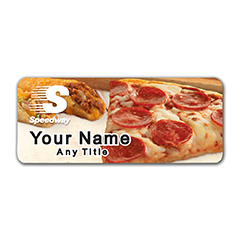 Speedway Pizza Badge
