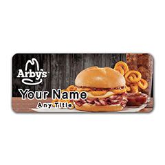 Arby's Smokehouse Brisket Badge