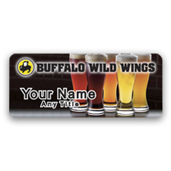 Buffalo Wild Wings Beer Badge