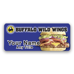 Buffalo Wild Wings Burger Badge