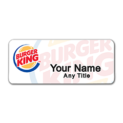 Burger King Faded logo Badge