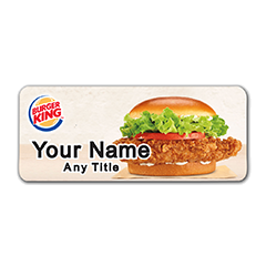 Burger King Spicy Crispy Chicken Sandwich Badge
