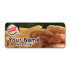 Burger King Onion Rings & Fries Badge