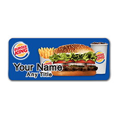 Burger King Whopper Meal Badge