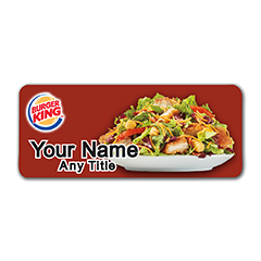 Burger King Salad Badge