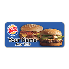 Burger King Burgers Badge