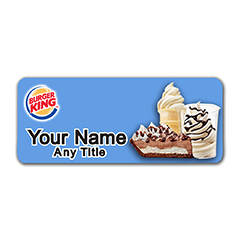 Burger King Desserts Badge