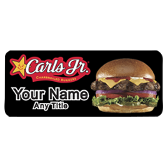 Carl's Jr. Six Dollar Burger Badge