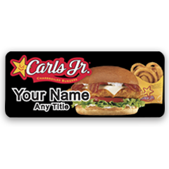 Carl's Jr. Bacon Swiss Chicken Badge