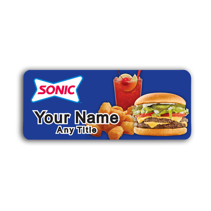 Sonic Burger Meal Badge