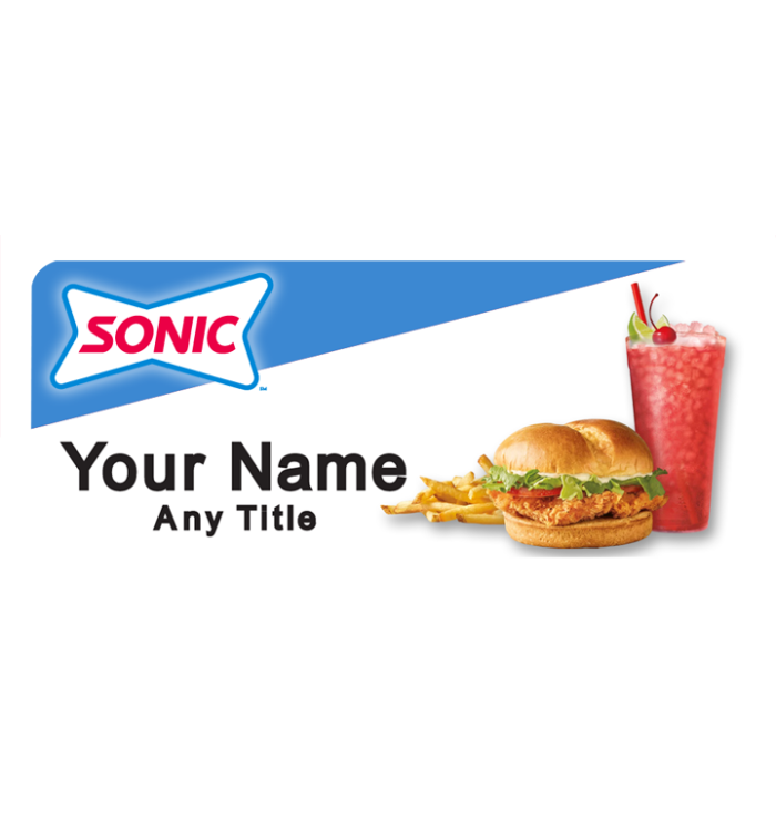 Sonic Chicken Sandwich Badge