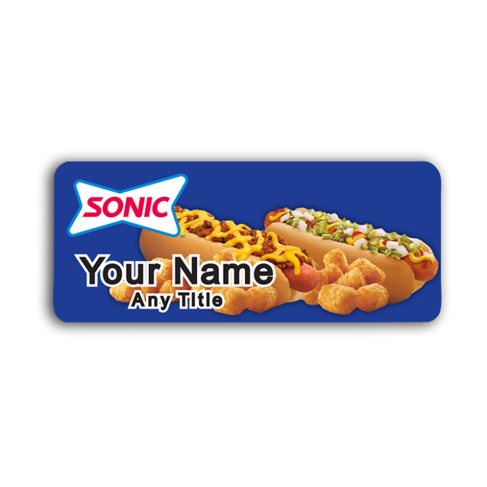 Sonic Hot Dogs Badge