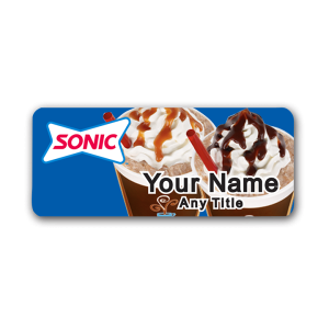 Sonic Iced Lattes Badge