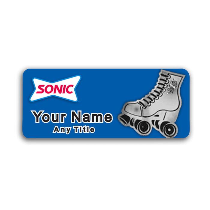 Sonic Skate on Blue Badge