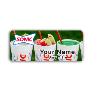 Sonic Slushies Badge