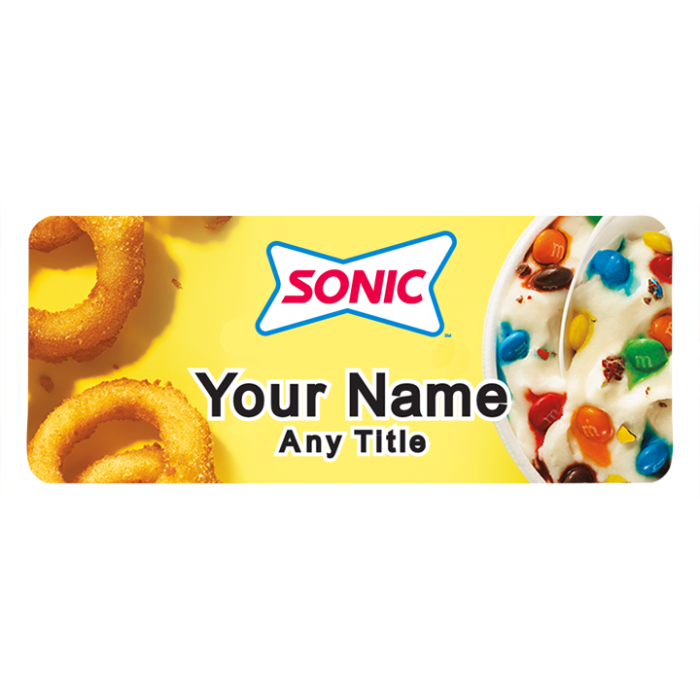 Sonic Sweet Savory Badge