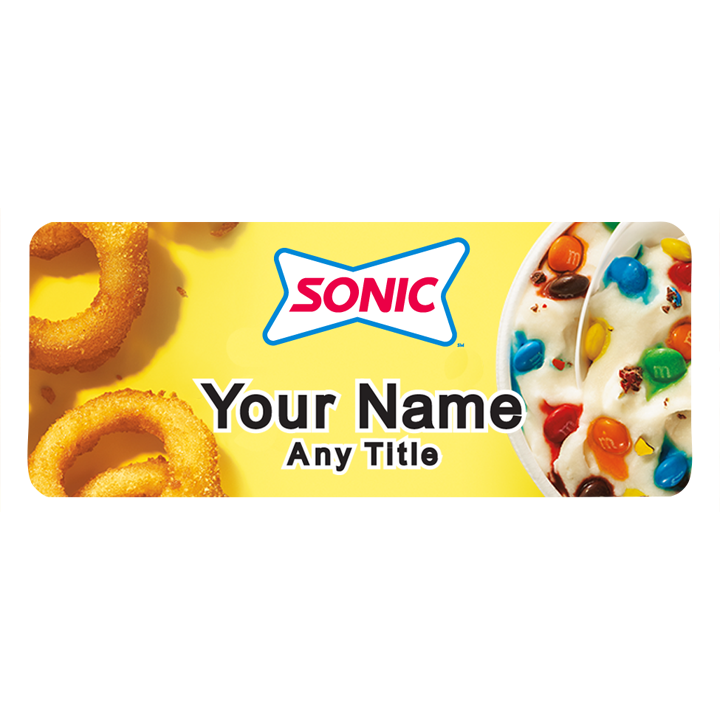 Sonic Sweet Savory Badge Sonic Sweet Savory Badge