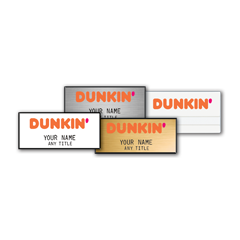 Dunkin Standard Badge