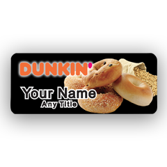 Dunkin Bagels Badge