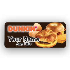 Dunkin Breakfast Sandwiches Badge