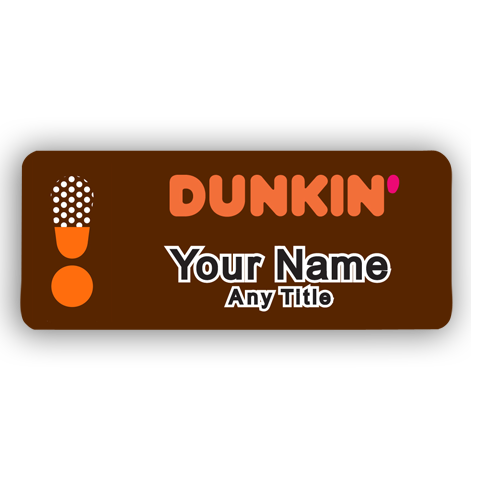 dunkin-exclamation Dunkin Exclamation Badge