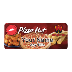 Pizza Hut Wing Street Badge