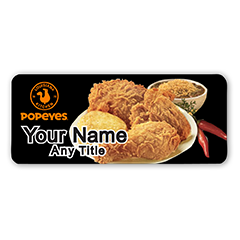 Popeyes Spicy Chicken Badge