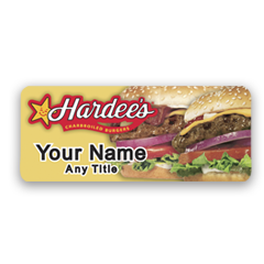 Hardees Beer Battered Onion Rings Badge