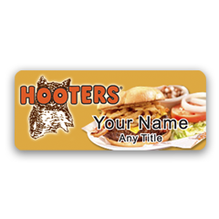 Hooters Burger Badge