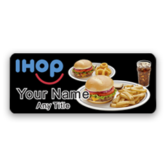 IHOP Burger Badge