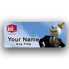 Jack in the Box Clown with Sky Badge