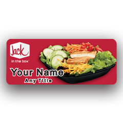 Jack in the Box Salad Badge