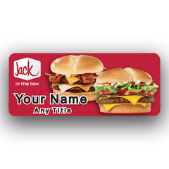 Jack in the Box Burgers Badge