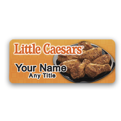 Little Caesar's Wings Badge