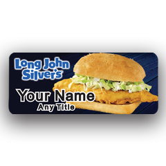 Long John Silvers Sandwich Badge