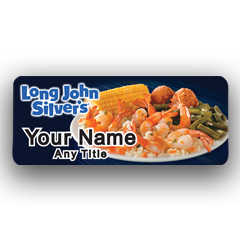 Long John Silvers Baked Shrimp Badge