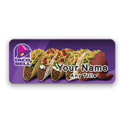 Taco Bell 5 Tacos Badge