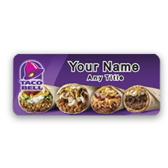 Taco Bell 4 Burritos Badge