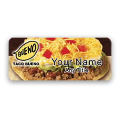 Taco Bueno Tostada Badge