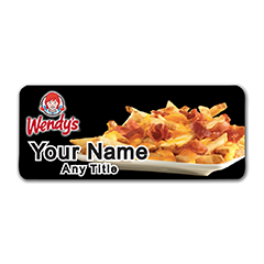 Wendy's Baconator Fries Badge