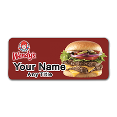 Wendy's Daves Double Badge