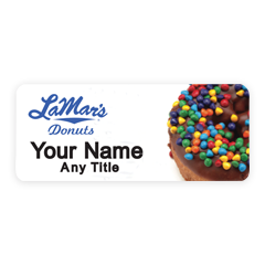 LaMar's Donuts Single Donut Badge