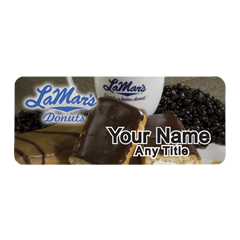 LaMar's Donuts Eclaires Badge