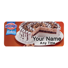 Dairy Queen Blizzard Cake Badge