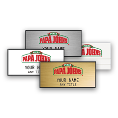 Papa John's Standard Badge