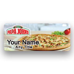 Papa John's Green Pepper Pizza Badge