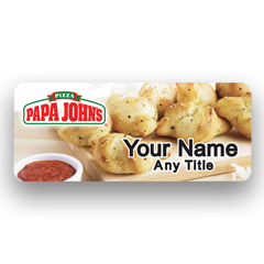 Papa John's Garlic Knots Badge